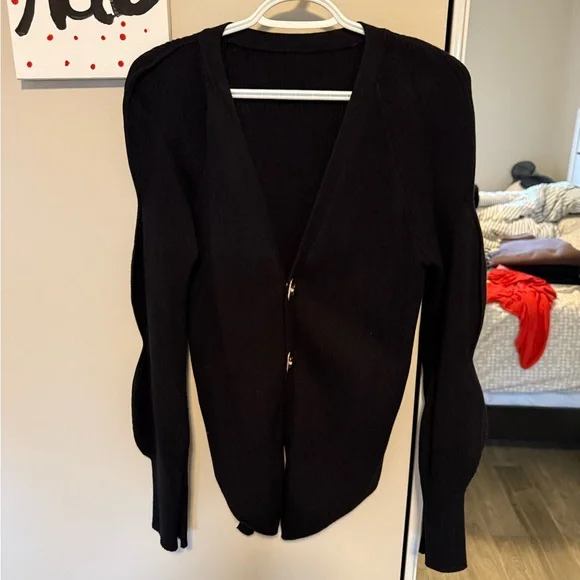 Commense Black Ribbed Knitwear - Picture 3 of 6